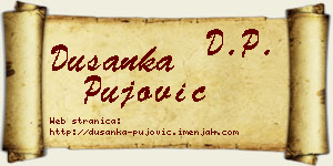 Dušanka Pujović vizit kartica